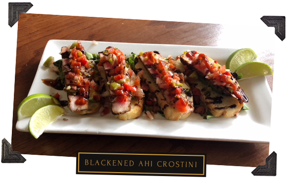 Blackened Ahi Tuna Crostini