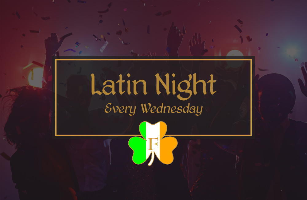 Latin night every Wednesday