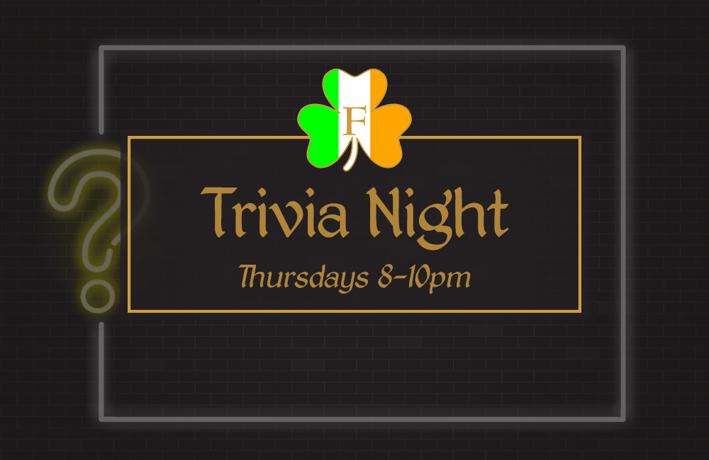 Trivia Night - Thursdays 8-10pm