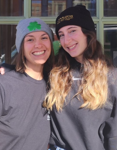 Gray Clover Beanie